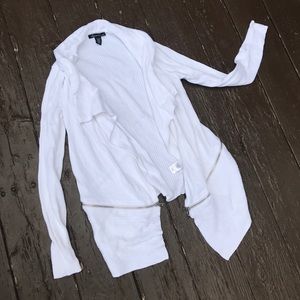 Kenneth Cole Cardigan with Zipper Detail